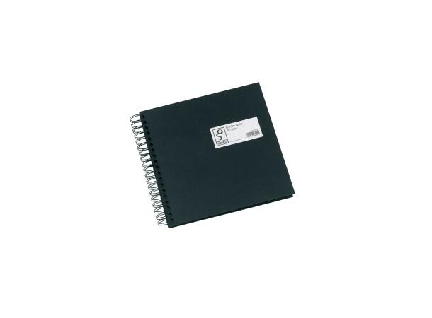 Fotoalbum medium 40 sider sort 